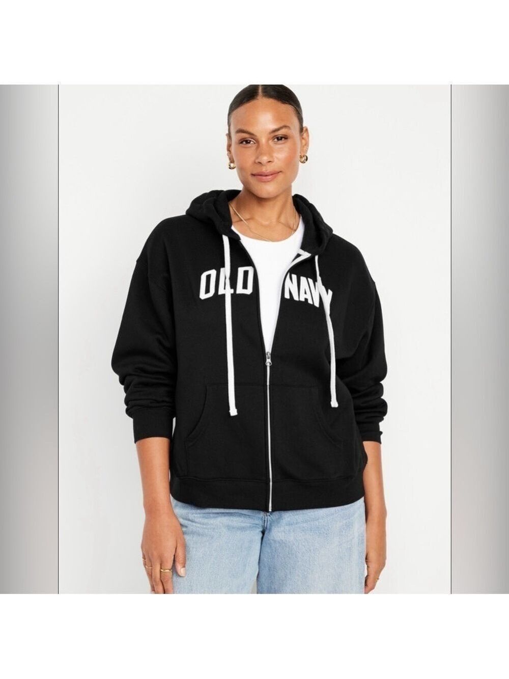 Old Navy Fall Logo Spell-out Zip Hoodie Lightweight Jacket NWT 3X